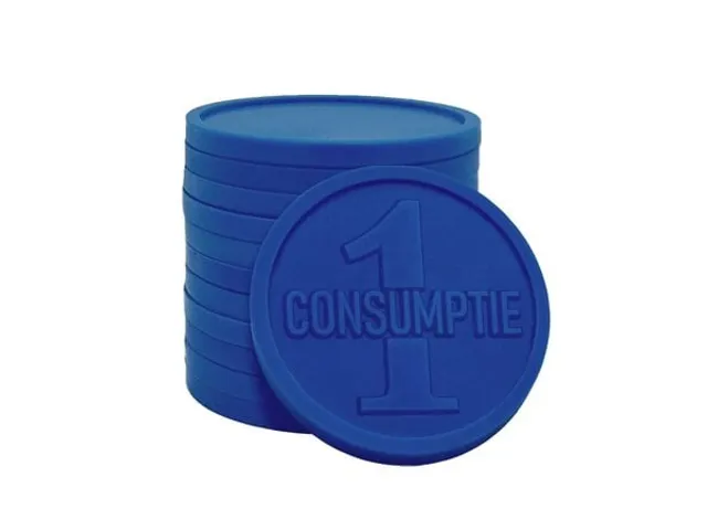 Consumptiemunt Combicraft blauw 750 stuks