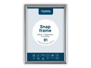 Europel Kliklijst Premium B1 70x100cm 25mm Zilver - 2
