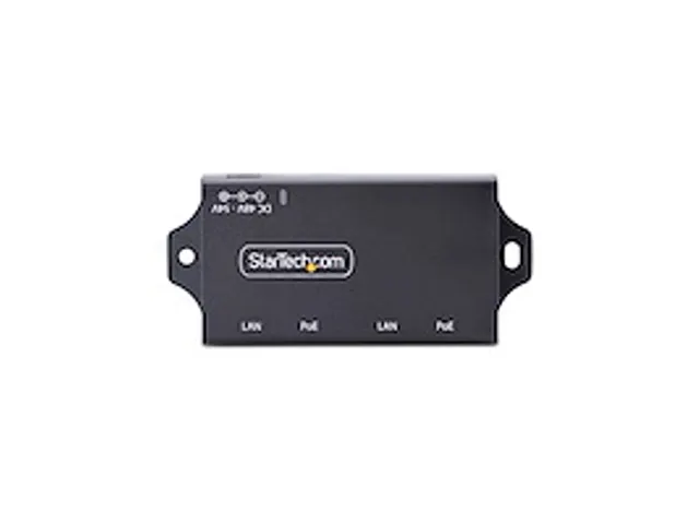 2-Port Gigabit Midspan PoE+ Injector 10/100/1000Mbps