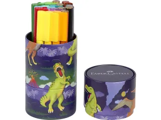 Viltstift Faber-Castell Connector Dino 20 stuks in draaiblik - 2