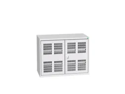 universele kast,HxBxD 800x1050x550mm,2xStalen bodem,draaigrendelslot