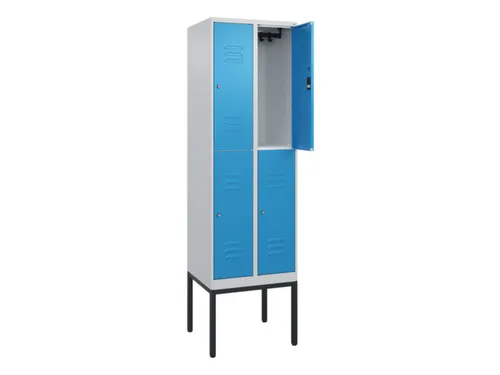 dubbeldekse locker,HxBxD 2120x600x500mm,2x2vak.,vak B 300mm