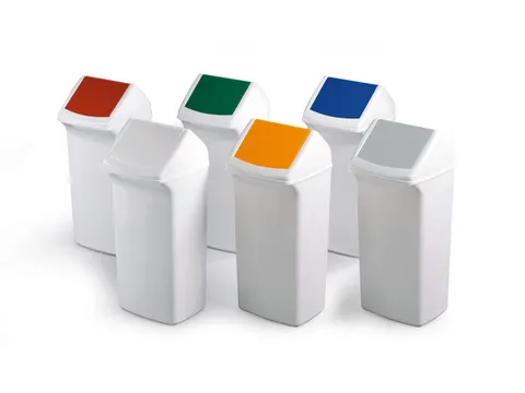 Afvalbak Durabin 40 Quare 40 Liter Wit