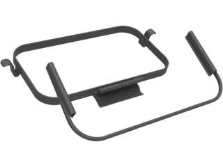Vikan Hygiene vuilniszakhouder voor HyGo Mobile Cleaning Station grijs - 3