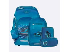 Schooltasset Beckmann Active Air FLX Racing green 6 dlg (Schooltas, gy