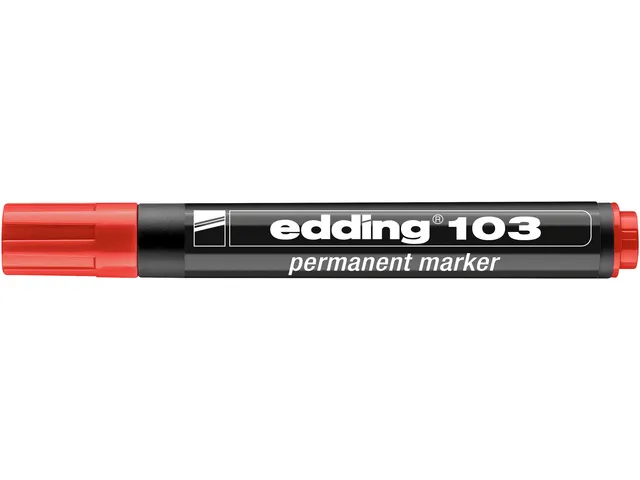 Viltstift edding 103 rond medium rood