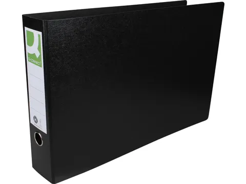 Q-Connect ordner A3 uit Karton Liggend 80mm Zwart