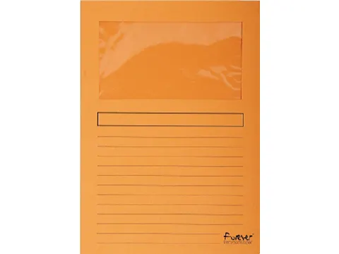 Venstermap Exacompta Forever L-map 120gr karton Oranje