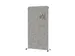 MAULcocoon Scheidingswand 100x180cm grijs mobiel Frame Wit