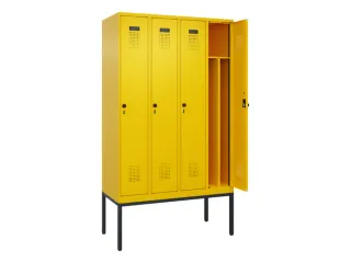 locker voor scheiding van kleding,HxBxD 2120x1200x500mm,4vak - 1