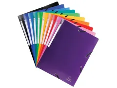 Elastomap A4 3 Klep Assorti polypropyleen