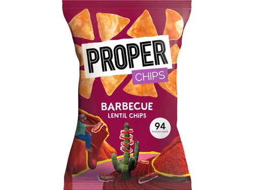 Proper Lentil Chips Barbecue 20 Gram