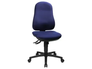 bureaustoel,synchroonmech.,zitting stof blauw,zitting H 420-550mm - 5