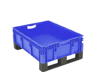 Euronorm Stapelkrat Pp 220x800x600mm 85l Dubbele Bodem Sledepoten - 2