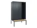 locker voor scheiding van kleding,HxBxD 2120x1200x815mm,4vak