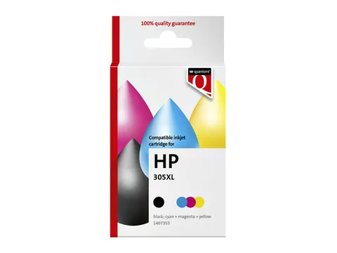 Inktcartridge Quantore alternatief tbv HP 305XL zwart + kleur