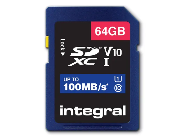 Geheugenkaart Integral SDXC V10 64GB