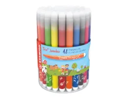 Viltstift STABILO Trio Jumbo 380 48 stuks assorti