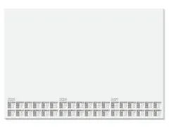 Bureauonderlegger Kangaro wit 30 vel kalender 25/26/27 595x410mm doos