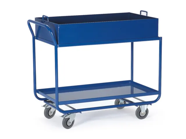 Tafelwagen,Draagverm. 300Kg,2Xafneembare Opvangbak