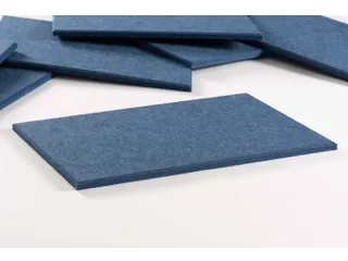 Akoestische PET-vilt Parallellogram tegels blauw 30x25cm 22 stuks - 3