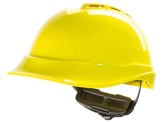 MSA V-Gard 200 veiligheidshelm met Fas-Trac III binnenwerk Geel