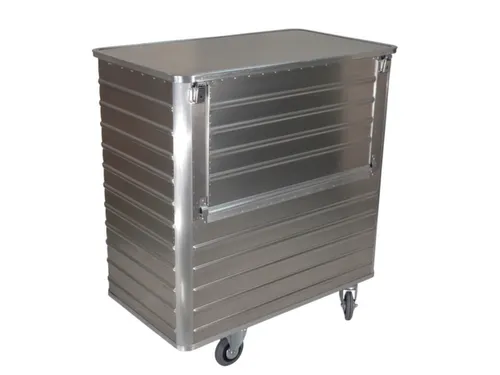 Bakwagen Van Aluminium Met Deksel 250kg 985x930x530mm 355l