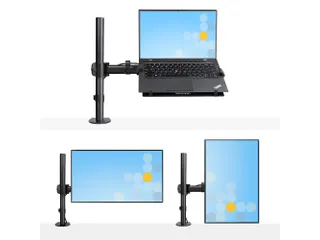 Monitorarm voor Laptop of Monitor Zwart - 4