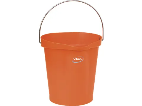 Hygiene 5686-7 emmer 12 liter oranje maatverdeling en schenktuit