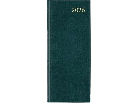 Agenda Longo LA411 Linnen assorti 1dag/2pagina's 2026