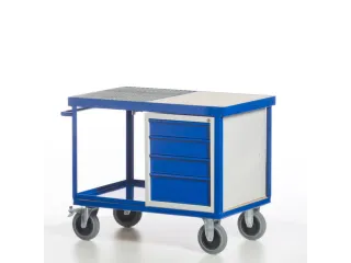 kastwagen,draagverm. 600kg,2etage(s),laadvl. LxB 1150x700mm - 2