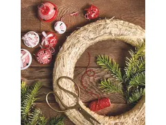 Krans Decoris stro 35cm