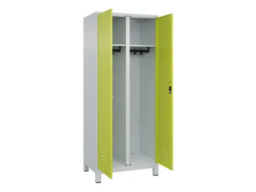 locker voor scheiding van kleding,HxBxD 1950x800x500mm,2vak