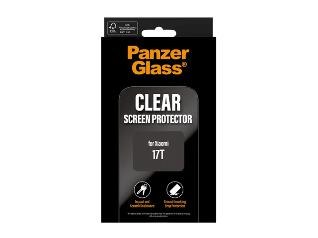 PanzerGlass Screen Protector Xiaomi 17T | Ultra-Wide Fit, Xiaomi, X