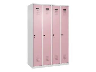 locker voor scheiding van kleding,HxBxD 1850x1200x500mm,4vak - 2