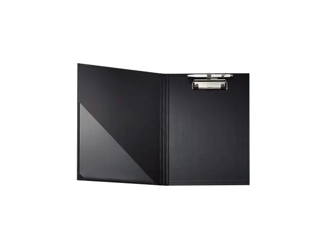 Klemplaat/klep gecoa t papier A4 zwart