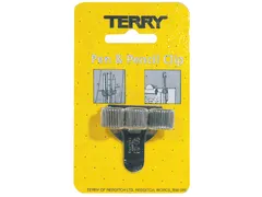 Terry Clip Tbv 3 Pennen/potlood Zilverkleurig