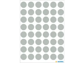 HERMA 1858 Multipurpose etiketten Rond 13mm Grijs 240 stuks - 5