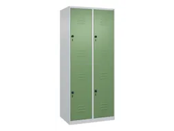 dubbeldekse locker,HxBxD 1850x800x500mm,2x2vak.,vak B 400mm