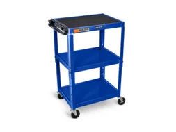 bijzetwagen,HxLxB 610-1060x610x460mm,blauw,3niveau(s)