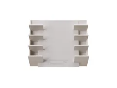 Glasbord markerhouder Legamaster warm grey