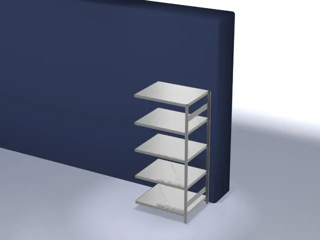 systeemstelling,aanbouwveld,HxBxD 2000x1010x835mm,vakl. 130kg