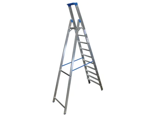 Ladder Aluminium Bordes H 2 35M 10Treden Incl. Bordes