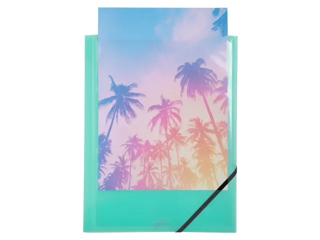 Elastomap Kreacover A4 3 Kleppen Assorti Pastel