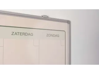 Weekplanner Elegance Nederlands softline profiel 8mm 90x120cm aluframe - 6