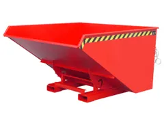 Kiepbak 1103x1870x1720mm 2.1m³ Afrolmechaniek Gelakt Ral3000