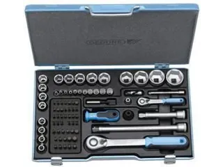 GEDORE 19 V20 U-20dopsleutelset 1/4 inch+1/2 inch 81stuks - 1