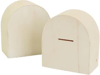 Spaarpot Creativ Company hout 10cm x 9cm - 2