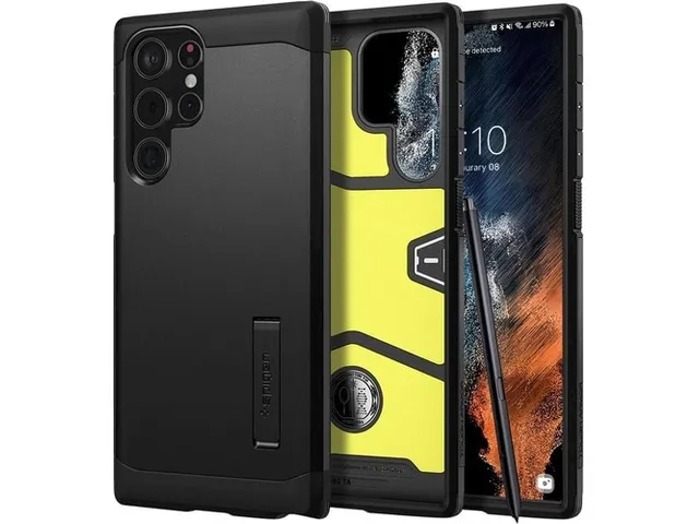 Spigen Galaxy S22 Ultra Tough Armor zwart