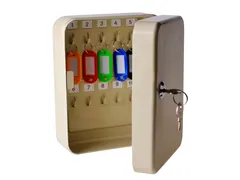 Sleutelkast Pavo budget 20 haken 200x160x60mm cilinderslot beige